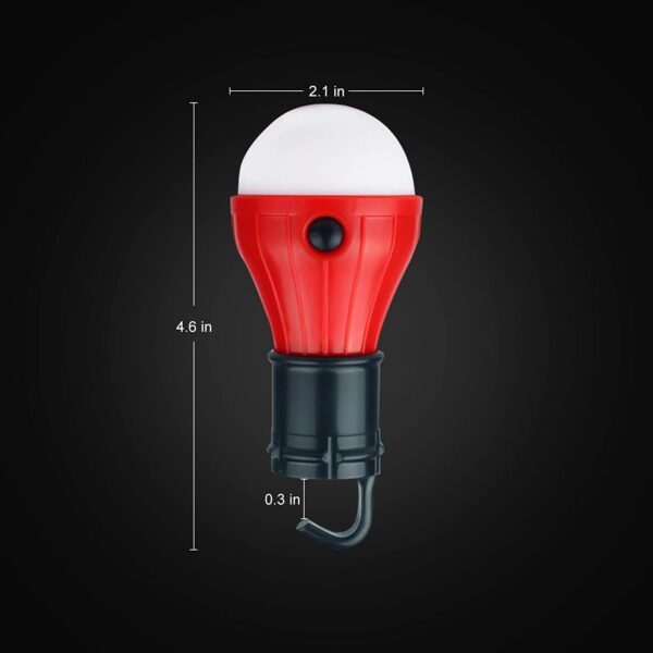 Illuminate your outdoor adventures with this portable LED tent bulb! Lightweight, waterproof, and featuring 3 lighting modes, it's perfect for camping, hiking, and more.