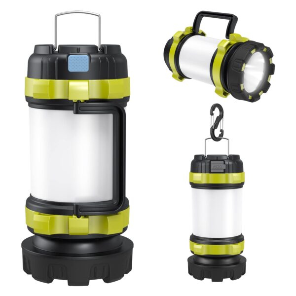 Be prepared for any outdoor adventure with the AlpsWolf Rechargeable Lantern Flashlight. With 4000mAh capacity power bank, 6 modes, and IPX4 waterproof rating, this portable lantern is perfect for camping, hiking, or power outages. Stay connected with the built-in power bank to charge your devices on the go.