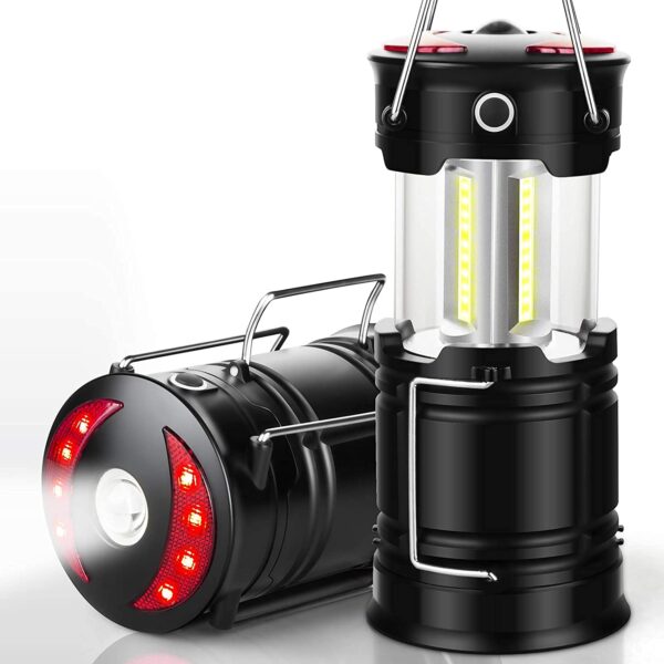 Illuminate your adventures with these 2 Pack Camping Lanterns! Rechargeable & long-lasting with 4 lighting modes for camping, hiking, emergencies. Durable, water-resistant, and versatile design. Includes USB charging cable for convenience.