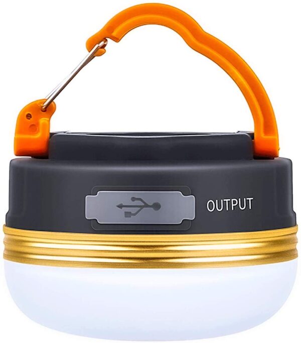 Illuminate your outdoor adventures with this portable LED camping lantern. With 3 light modes and a built-in power bank, it's perfect for camping, hiking, fishing, and emergencies.