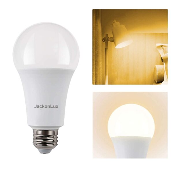 Illuminate your space during power outages with the JackonLux Rechargeable Emergency LED Bulb. This multi-function bulb provides 850 lumens of bright light, equivalent to a 60W bulb. It functions as a regular LED bulb and can also be used as a camping light, flashlight, or warehouse light. The impact-resistant design ensures durability, and it can light up for 3-4 hours during outages. Get peace of mind with this reliable emergency light solution.