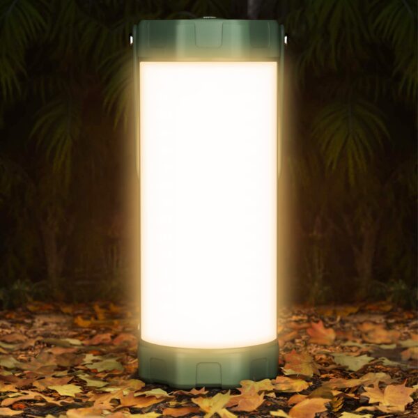 Illuminate your surroundings with the Glocusent Survival Camping Lantern. With 106 LEDs, 5 brightness levels, and a compact design, this lantern is perfect for emergencies, blackout, hiking, and more. Stay prepared with this rechargeable and durable lantern.