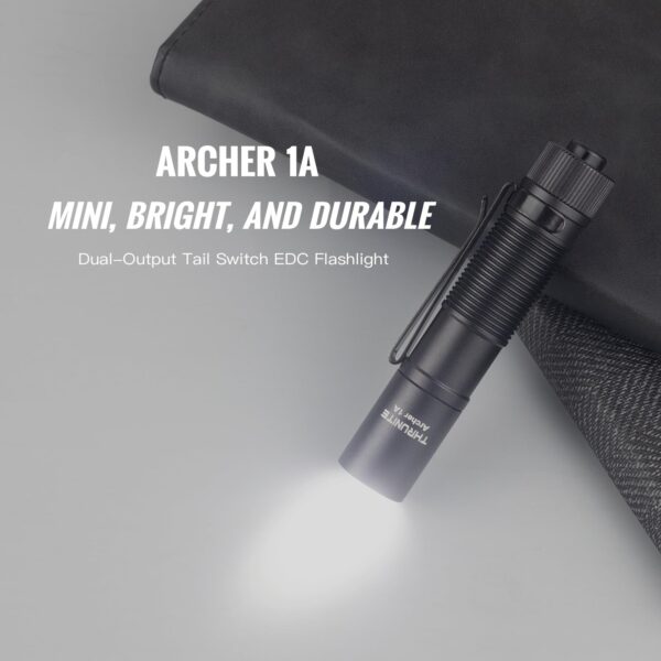 Elevate your surroundings with the ThruNite Archer 1A LED Flashlight. Featuring 312 lumens and a precisely focused beam, this compact and durable flashlight is perfect for everyday carry, camping, hiking, and emergencies. With intuitive mode selection and adaptable power options, it offers unparalleled brightness and versatility.