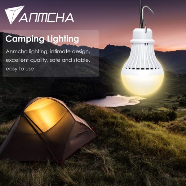 Illuminate your outdoor adventures with the Anmcha USB LED Camping Bulb. Perfect for camping, emergencies, or creating a cozy atmosphere in your garden. Durable, safe, and energy-efficient.