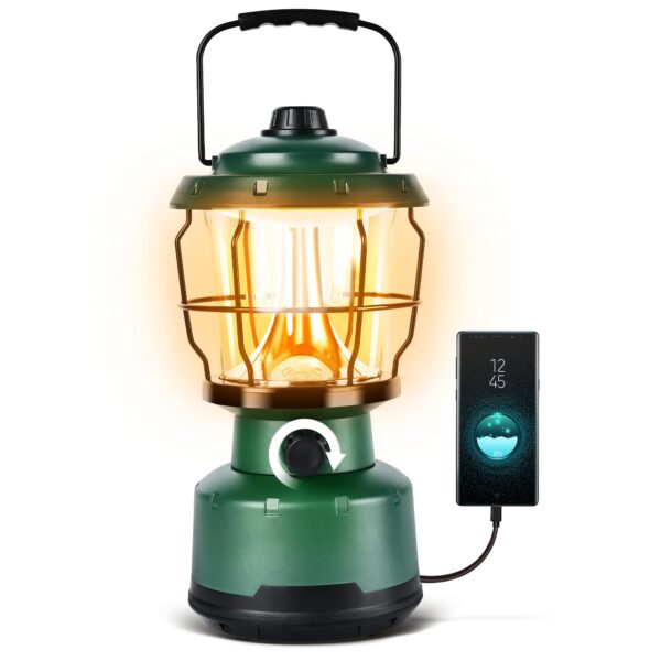 Illuminate your adventures with this powerful 2500LM LED camping lantern. Enjoy up to 72 hours of continuous light at its lowest mode, perfect for emergencies and outdoor activities. Adjust the brightness with the dimmer switch and hang it easily with the integrated handle. Stay prepared with this durable and water-resistant lantern.