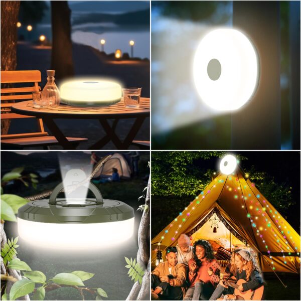 Illuminate your outdoor adventures with these versatile Camping String Lights. Featuring 8 lighting modes, durable construction, and waterproof design, these lights are perfect for camping, Christmas, and outdoor events.