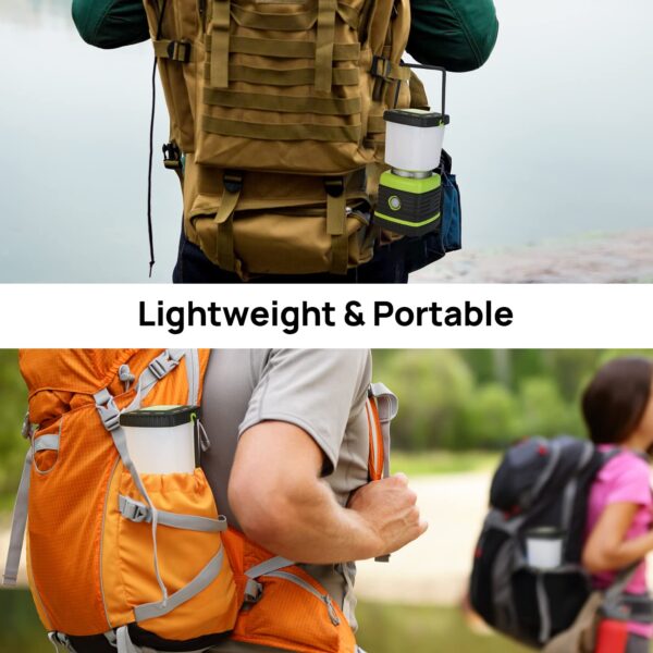 Illuminate your space with the Consciot LED Camping Lantern, providing up to 1000 lumens of brightness. Choose from 4 light modes and enjoy its IPX4 waterproof design. Perfect for power outages, emergencies, hiking, and more.