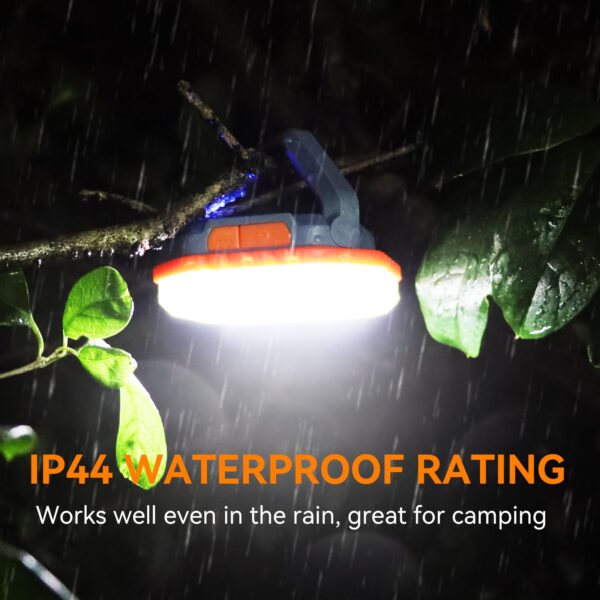 Illuminate your camping adventures with the Durapower Solar Power Camping Light. Rechargeable with 4200 mAh battery, stepless dimming from 100-2000 lumens. Solar panel charging, portable at 3.5 x 3.5 x 1.3 inches.