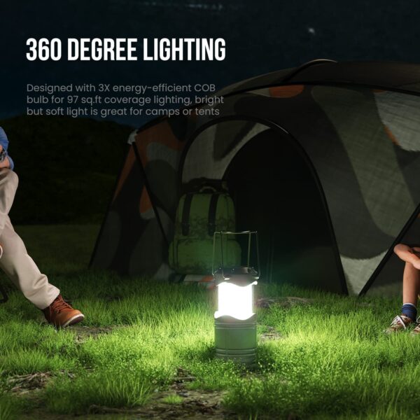 Illuminate your surroundings with Lichamp LED Lanterns. These portable, water-resistant lanterns are perfect for camping, emergencies, and more. Get 4 lanterns powered by 3 AA batteries each for reliable lighting.