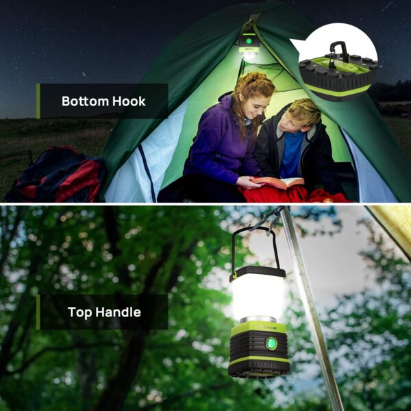 Illuminate your space with the Consciot LED Camping Lantern, providing up to 1000 lumens of brightness. Choose from 4 light modes and enjoy its IPX4 waterproof design. Perfect for power outages, emergencies, hiking, and more.