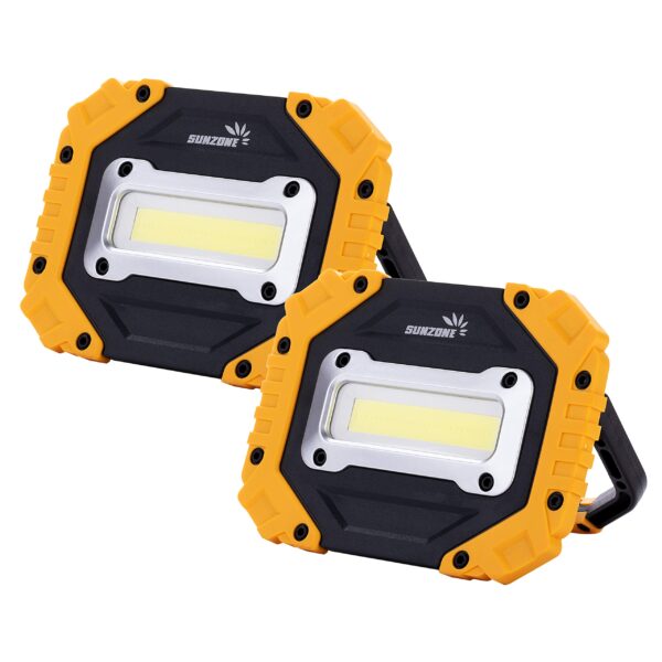 Illuminate your outdoor adventures with this powerful COB LED work light. Portable, waterproof, and versatile, it offers 3 modes for various activities. Get yours now!