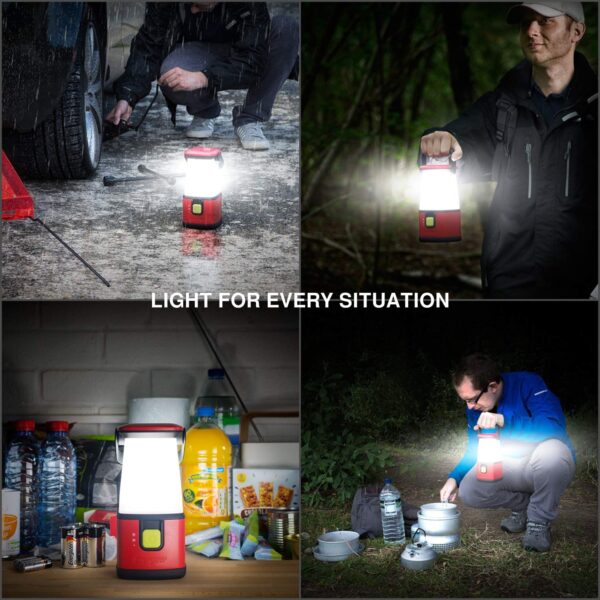 Illuminate your adventures with the Energizer LED Camping Lantern Flashlight. Providing up to 500 lumens of brightness, this durable and water-resistant lantern is perfect for camping, emergencies, or any outdoor activity. Choose from high, low, and night light modes for versatile lighting options.