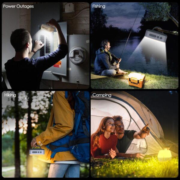 Illuminate your adventures with the Sinvitron Camping Lantern. Rechargeable via Type-C & Solar, it offers 5 lighting modes, 5200mAh power bank, and IPX5 waterproof rating. Ideal for camping, hiking, and emergencies.