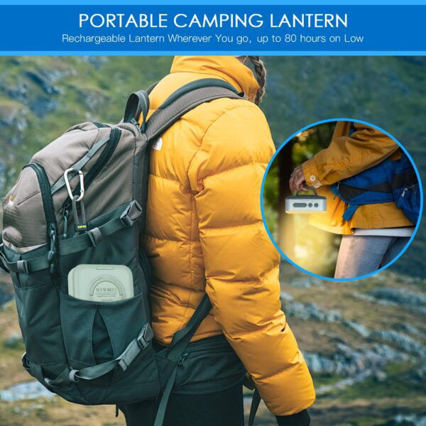 Illuminate your adventures with the Sinvitron Camping Lantern. Rechargeable via Type-C & Solar, it offers 5 lighting modes, 5200mAh power bank, and IPX5 waterproof rating. Ideal for camping, hiking, and emergencies.