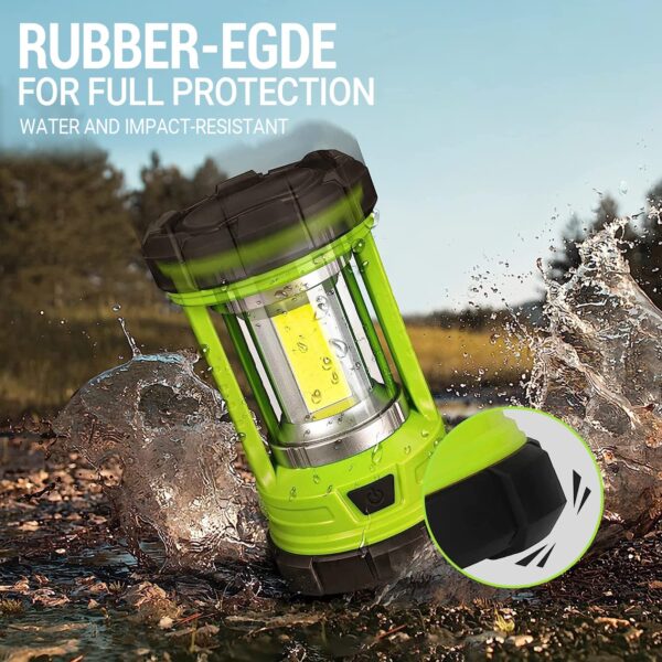 Illuminate your next adventure with the elesall camping lantern! This versatile lantern with 3000LM brightness and 5 adjustable lighting modes is perfect for camping, road trips, and emergencies. Rechargeable with a phone charger function, lightweight, portable, and water & impact resistant. A must-have tool for all your outdoor activities.