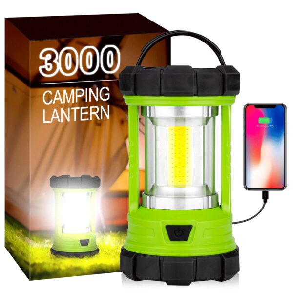 Illuminate your next adventure with the elesall camping lantern! This versatile lantern with 3000LM brightness and 5 adjustable lighting modes is perfect for camping, road trips, and emergencies. Rechargeable with a phone charger function, lightweight, portable, and water & impact resistant. A must-have tool for all your outdoor activities.